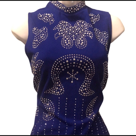 ‼️SOLD‼️ Royal Mini Dress - Picture 5 of 7